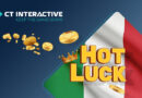 CT Interactive offers Hot Luck Jackpot with all of its games in Italy